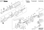 Bosch 0 607 254 102 120 WATT-SERIE Straight Grinders Spare Parts